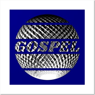 Gospel silver disco ball Posters and Art